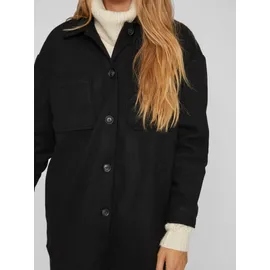 VILA Vikimmi SHIRT L/S JACKET - Noos Jacke, schwarz, M EU - M
