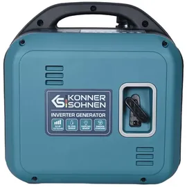 Könner & Söhnen Inverter Stromerzeuger KS 1900i S, 2000W, reine Sinuswelle, Benzin, USB, superleise, Parallel, Camping Generator, leicht