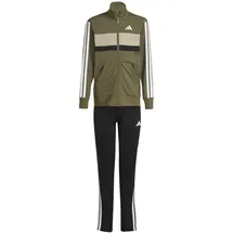 adidas Seasonal Essentials Tiberio Tricot Trainingsanzug - olive strata/white,