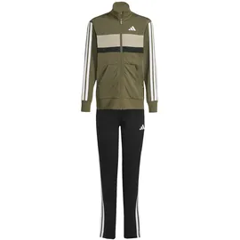 adidas Seasonal Essentials Tiberio Tricot Trainingsanzug - olive strata/white,