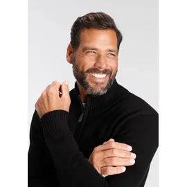 MAN'S WORLD Strickjacke in schwarz | Gr.: 4XL