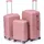 Xonic 4-Rollen Cabin 56 cm / 0 l beige/pink
