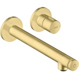 HANSGROHE Axor Uno Select mit Ausladung 221mm, brushed brass