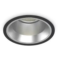 Ideal Lux Einbauleuchte 1x15W rund schwarz