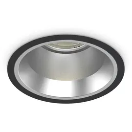 Ideal Lux Einbauleuchte 1x15W rund schwarz
