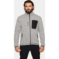 Fleecejacke Bergwandern Herren Alpinus Svene grau XL