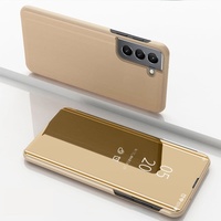 KönigDesign Hülle kompatibel mit Samsung Galaxy S22 5G Kunststoff Full Cover Handyhülle - Case Gold