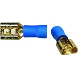 SINUSLIVE Car HiFi Flachstecker 10er Set 2.5 mm2 6.3 mm vergoldet