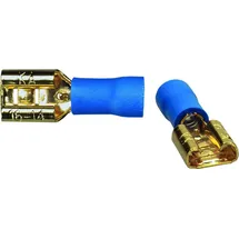 SINUSLIVE Car HiFi Flachstecker 10er Set 2.5 mm2 6.3 mm vergoldet