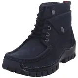WOLKY Comfort Schnürschuhe Jump - 16800 Nubukleder blau - 38 - 38 EU