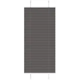 vidaXL Plissee Schwarz 55x100 cm Stoffbreite 54,4 cm Polyester