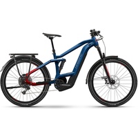 Haibike Adventr FS 9 gloss metal blue/red 2022 27,5"