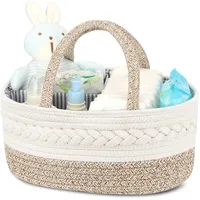 Maliton Wickeltisch Organizer,Baby Organizer Korb,Aufbewahrungskorb für den Wickeltisch,Windel Caddy