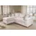 OTTO home Ecksofa OTTO HOME "Cosy L-Form, B: 234 cm, Sitzaufbau im Sandwich-Federkern", beige, B:234cm H:46cm T:162cm, 100%Polyester, Sofas, Ecksofa, 2 Zierkissen, Mega-Sofa, Cord oder Struktur weich, Kaltschaumauflage