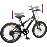 vidaXL Mountainbike 24 Zoll schwarz
