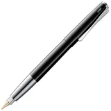 Lamy studio pianoblack Feder M Edelstahl, Lack-Finish schwarz, 14-Karat-Goldfeder