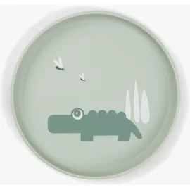 Done by Deer Foodie Teller Croco Grün