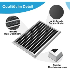 Björn&Schiller Schmutzfangmatte 50 x 80 cm Grau