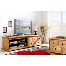1a Direktimport Mexico Möbel TV-Kommode Lowboard 0 cm Braun Holz