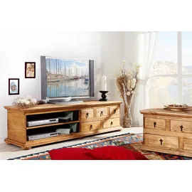 1a Direktimport Mexico Möbel TV-Kommode Lowboard 0 cm Braun Holz