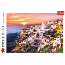 TREFL Puzzle Sonnenuntergang über Santorini 10435 1000 Teile