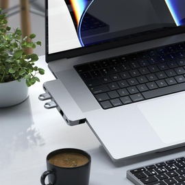 Satechi Pro Hub Mini USB-C 5 Ports), Dockingstation + USB Hub, Silber