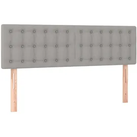 vidaXL Boxspringbett 140 x 200 cm Hellgrau