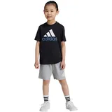 Adidas Essentials Logo T-Shirt und Shorts Set Kinder IX7325 - black