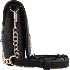 GUESS Noelle Xbody Flap Organizer Coal Logo