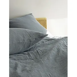 BIERBAUM 4129 Musselin Blau 155 x 220 cm + 2 x 40 x 80 cm