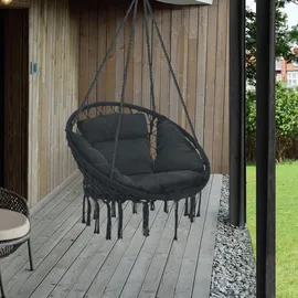 casa.pro Hängesessel Kailua Schwarz