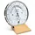 Fischer Wohnklima-Hygrometer Silber 122.01HT-02