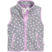 Playshoes Fleece Weste Punkte Grau 140