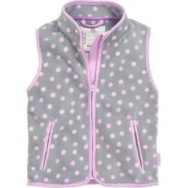 Playshoes Fleece Weste Punkte Grau 140