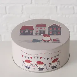 Boltze Dosen zur Aufbewahrung MONTI Ø 16-20 cm 2-tlg. beige