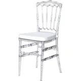 dazikemo Esszimmerstuhl Acryl Polycarbonat transparent 2er Set