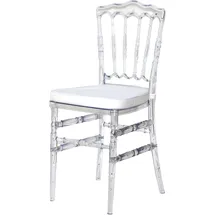 dazikemo Esszimmerstuhl Acryl Polycarbonat transparent 2er Set