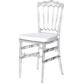 dazikemo Esszimmerstuhl Acryl Polycarbonat transparent 2er Set