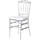 dazikemo Esszimmerstuhl Acryl Polycarbonat transparent 2er Set