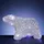 Star Trading LED Eisbär gehend Christal lights Batteriebetrieb weiss 006-02