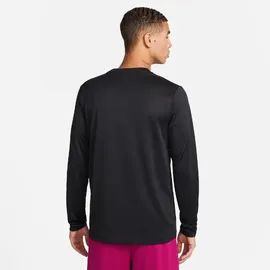 Nike Dri-FIT Legend Fit ness Herren Longsleeve, schwarz - black/matte silver XL
