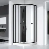 Marwell Komplettdusche 85x85x198 - Marwell Prime Style – Fertigdusche mit Acrylwanne, Armatur & 4 mm, Sicherheitsglas