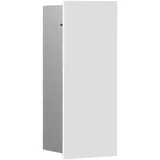 EMCO asis pure Toilettenbürstengarnitur-Modul, Unterputz, Anschlag rechts, weiß matt