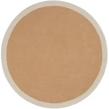 carpetfine Sisal Sisalteppich Ø 60 cm Beige