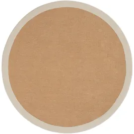 carpetfine Sisal Sisalteppich Ø 60 cm Beige