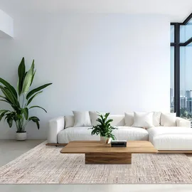 mazovia Teppich Creme, Beige, Textil, Abstrakt Rechteckig, 120x170 cm, Oeko-Tex® Standard 100, Teppiche - Böden, Teppiche
