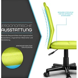 TRESKO Drehstuhl Kunststoff Hellgrün