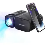 BLITZWOLF BW-V3 Mini Led Beamer, Schwarz