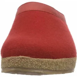 Haflinger Grizzly Torben Damen Pantoffeln, Rubin