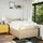 vidaXL Boxspringbett 120 x 200 cm Creme